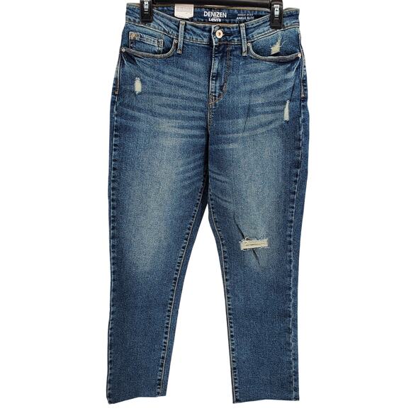 Denizen From Levi's Women's High Rise Ankle Slim Size 4/W27 Blue Jeans New - Picture 1 of 10